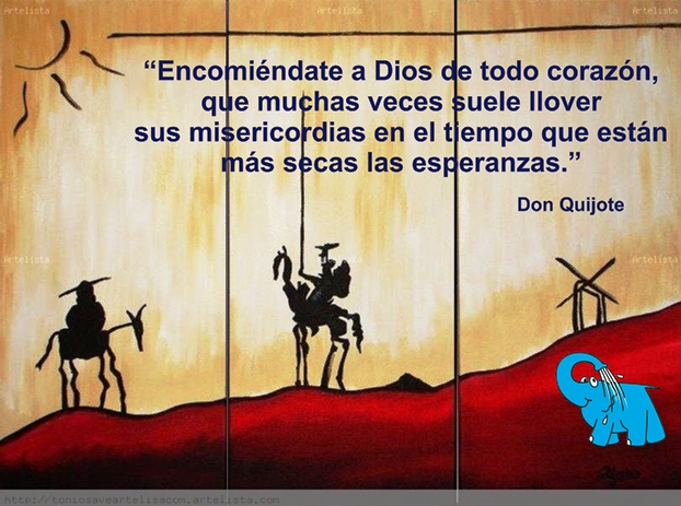 Encomiéndate a Dios de todo corazón, que muchas veces suele llover sus misericordias en el tiempo que están más secas las esperanzas.